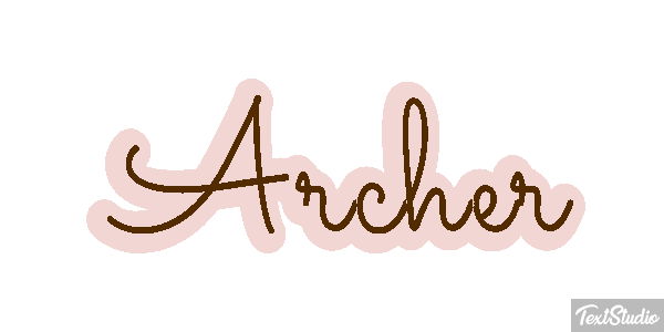 Archer Effet de texte