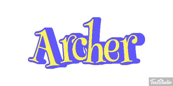 Archer Effet de texte