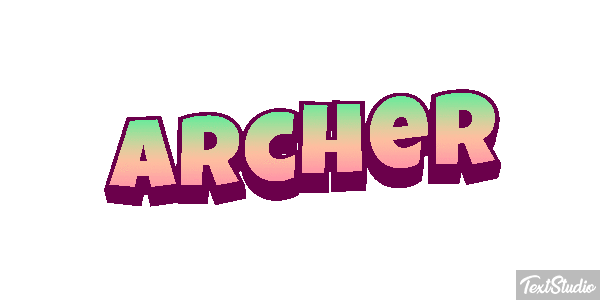 Archer Effet de texte