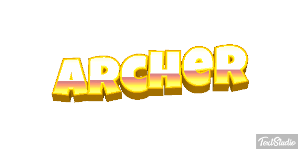 Archer Effet de texte