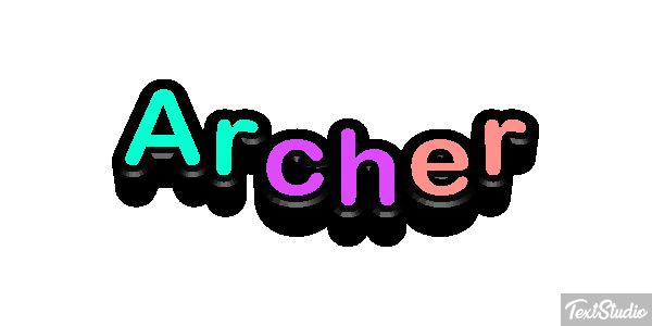 Archer Effet de texte