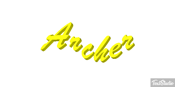 Archer Effet de texte