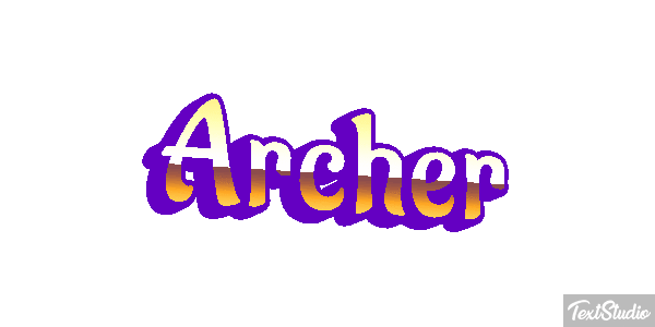 Archer Effet de texte