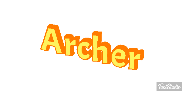 Archer Effet de texte
