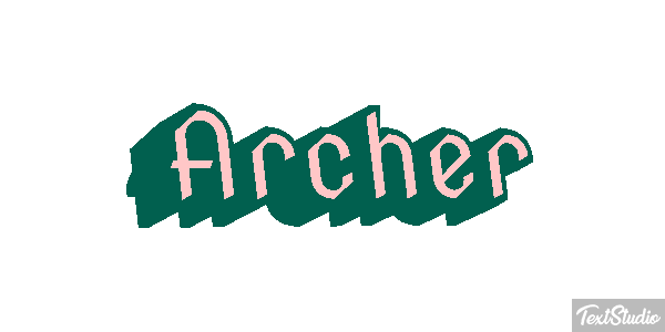 Archer Effet de texte