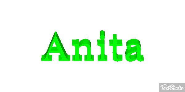 Anita Text effect