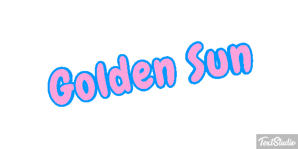 Golden Sun Текстовый эффект