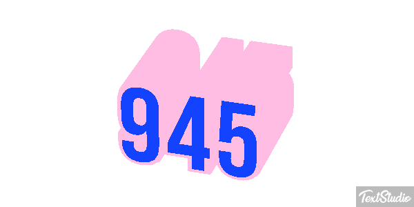 945 Effetto testo