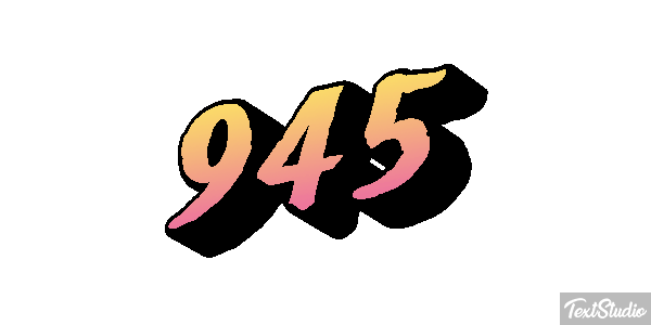945 Effetto testo