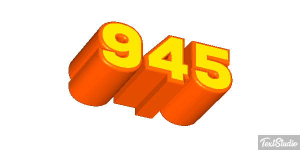 945 Effetto testo