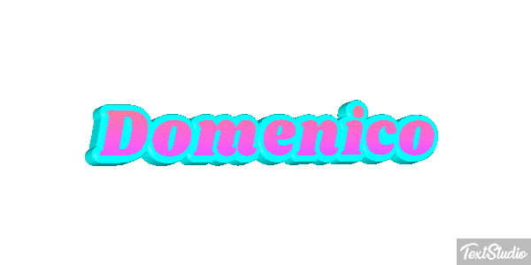 Domenico Text effect