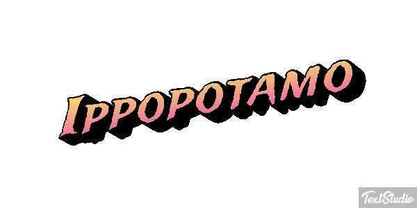 Ippopotamo Effetto testo