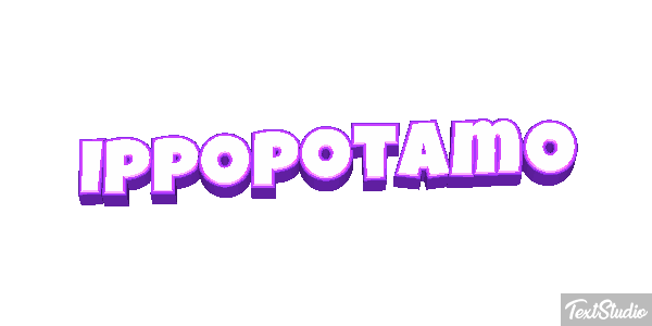 Ippopotamo Effetto testo