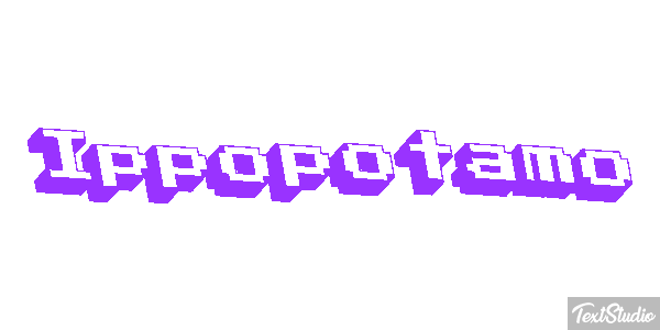 Ippopotamo Effetto testo