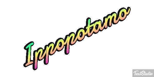 Ippopotamo Effetto testo