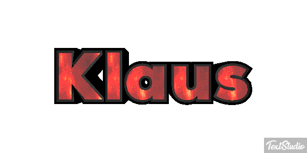 Klaus Текстовый эффект