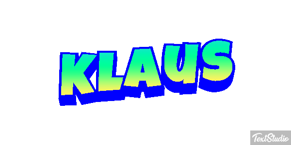 Klaus Текстовый эффект
