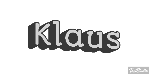 Klaus Текстовый эффект