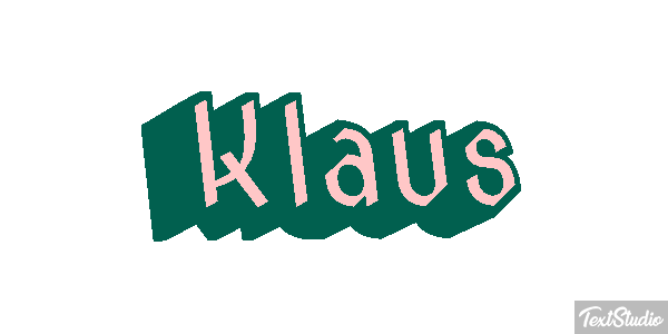 Klaus Текстовый эффект