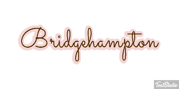 Bridgehampton テキスト効果