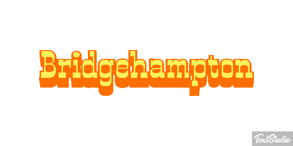 Bridgehampton テキスト効果