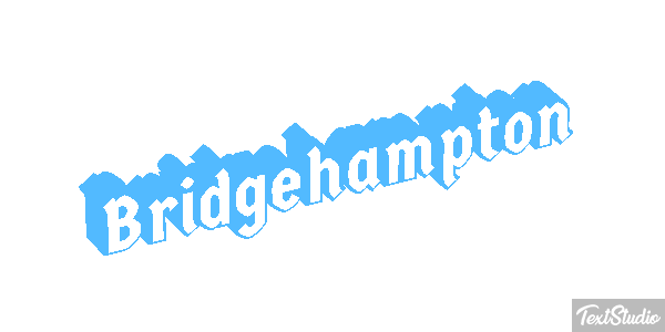 Bridgehampton テキスト効果