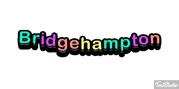 Bridgehampton テキスト効果