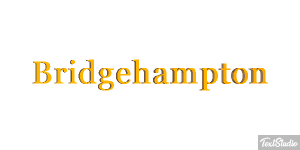 Bridgehampton テキスト効果
