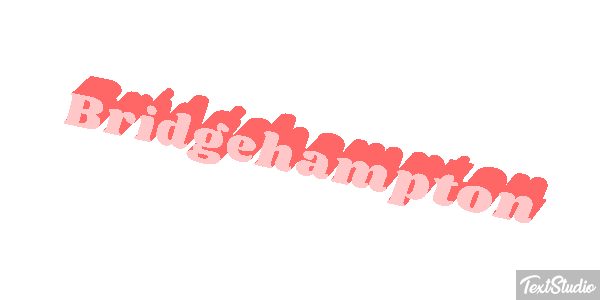 Bridgehampton テキスト効果