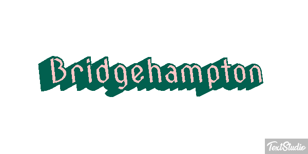 Bridgehampton テキスト効果
