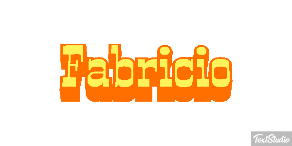 Fabricio Efecto de texto