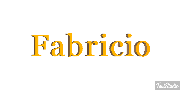 Fabricio Efecto de texto