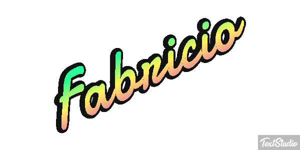 Fabricio Efecto de texto
