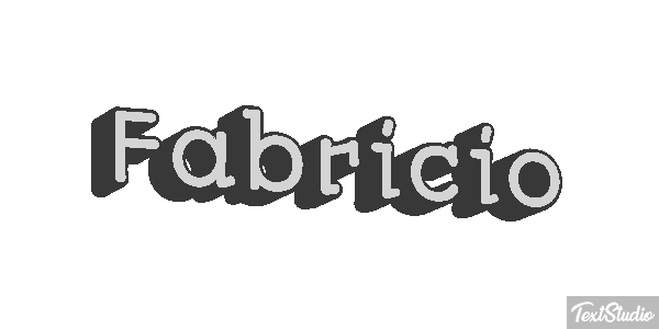Fabricio Efecto de texto