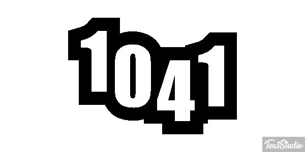 1041 Text effect