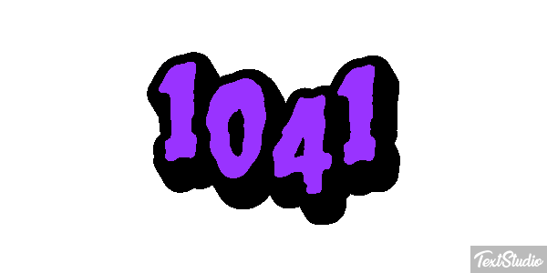 1041 Text effect
