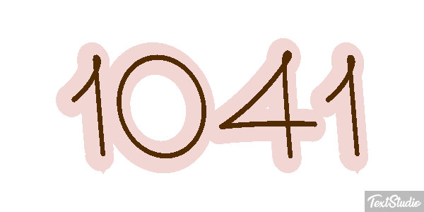 1041 Text effect