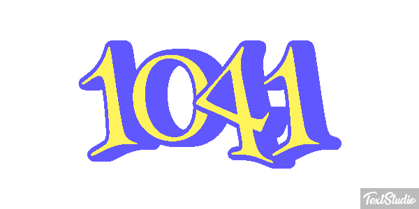 1041 Text effect