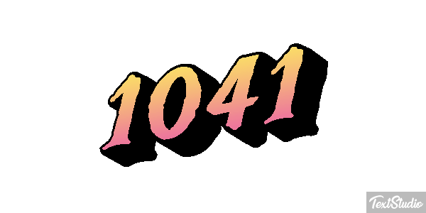 1041 Text effect