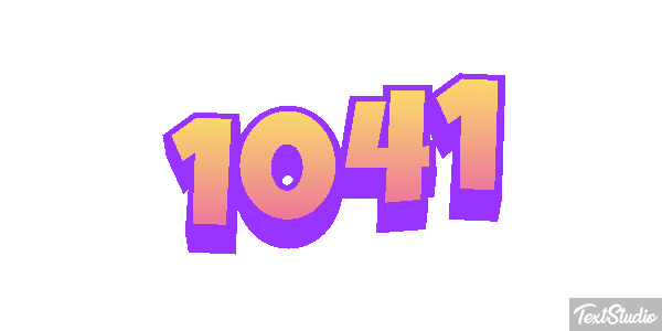 1041 Text effect