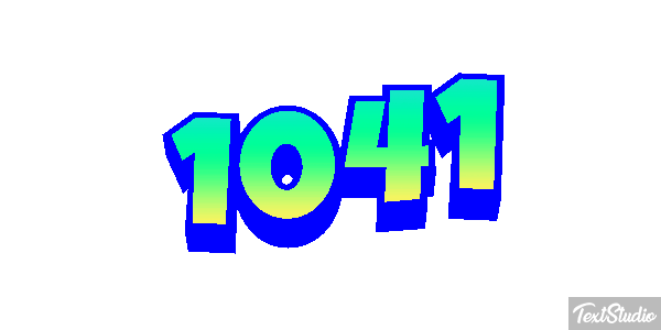 1041 Text effect