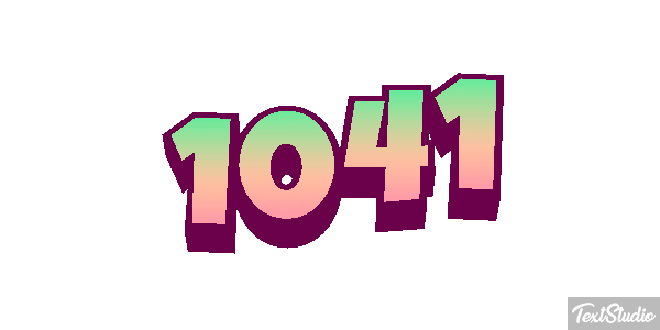 1041 Text effect