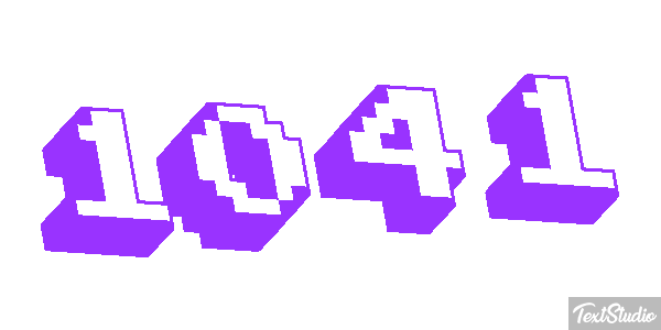 1041 Text effect