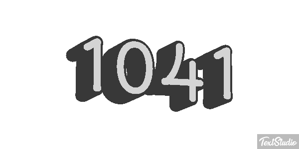 1041 Text effect