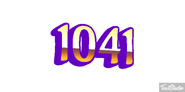 1041 Text effect