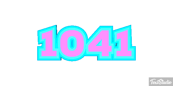 1041 Text effect