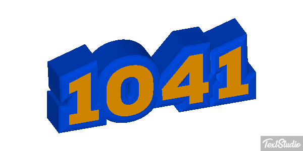 1041 Text effect