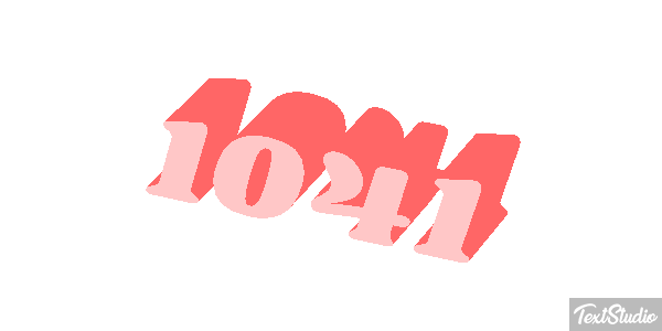 1041 Text effect