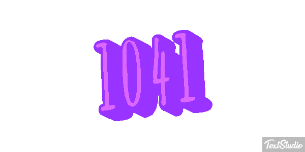 1041 Text effect