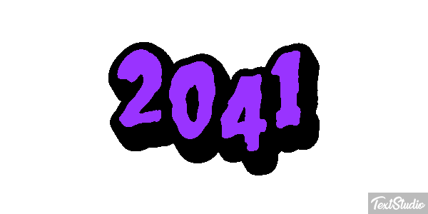 2041 Metin efekti